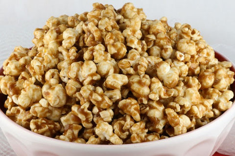 best movie night snacks caramel popcorn