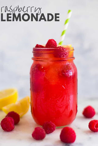 Lemonade Recipes for National Lemonade Day raspberry