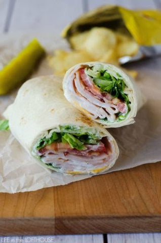 turkey club wrap