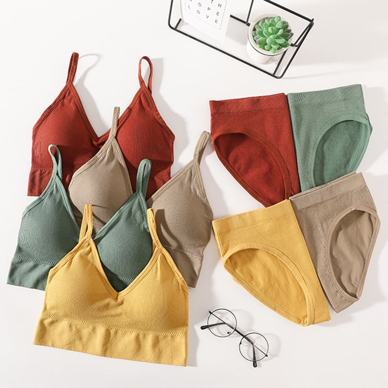 Simple Lingerie Push Up Bra / Panties Underwear Set - Fashion And Lovely product image