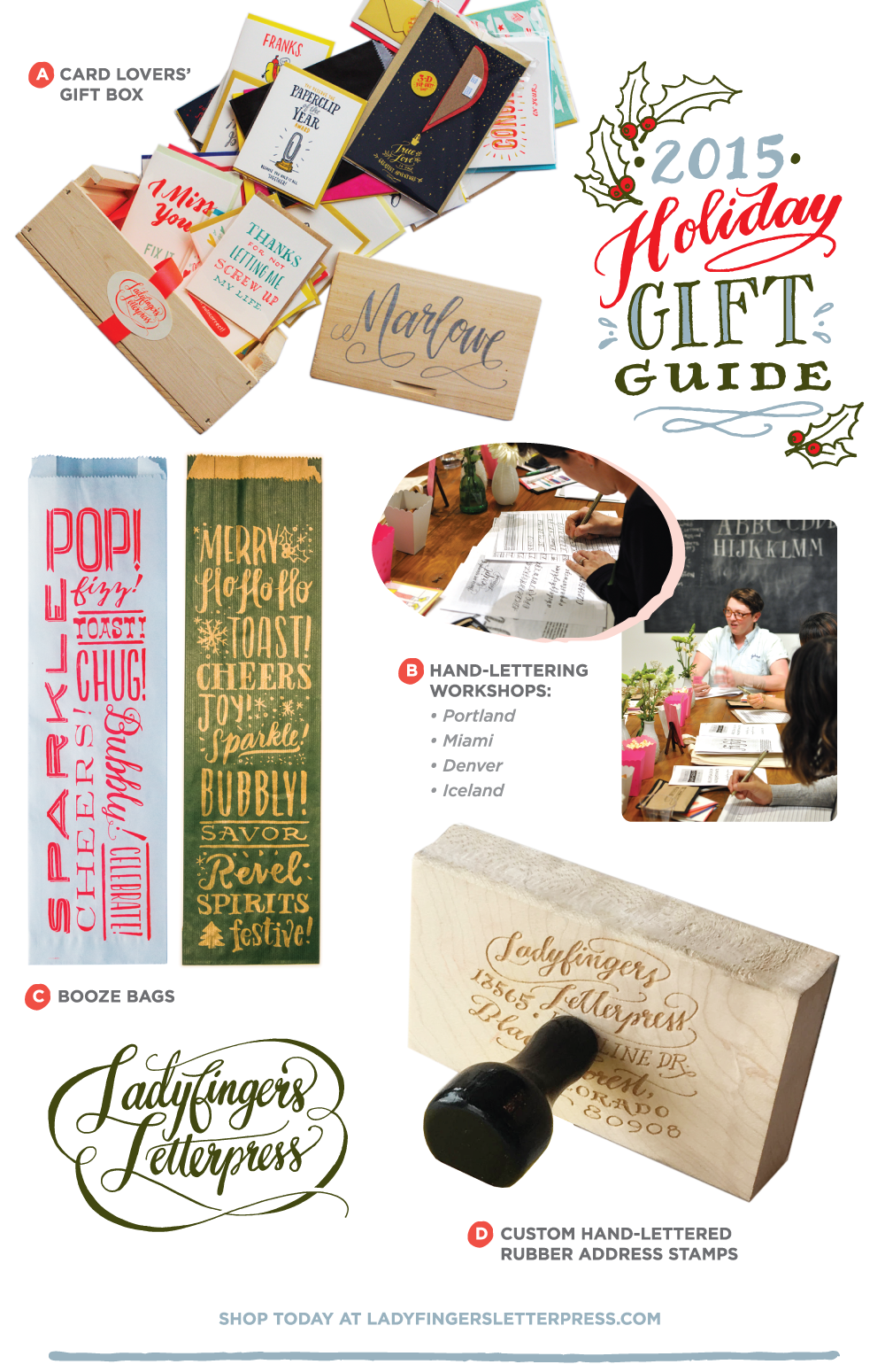 Ladyfingers Letterpress 2015 Gift Guide