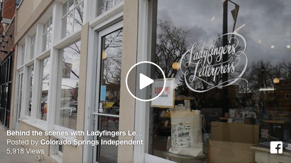 Ladyfingers Letterpress Video - Colorado Springs Independent