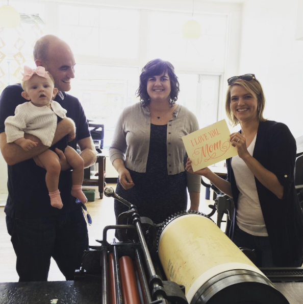 Mother's Day Event at Ladyfingers Letterpress