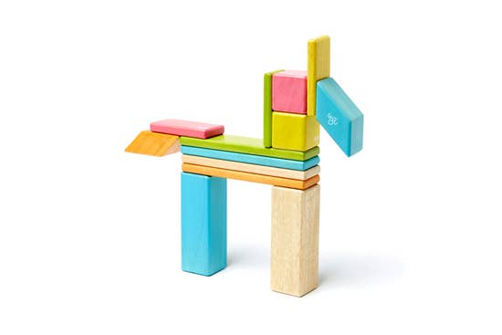 magnetic wooden block set