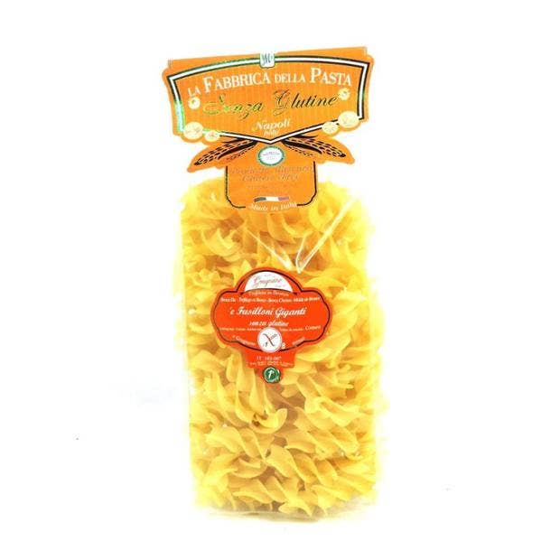 Gluten Free Fusillone Giganti by La Fabbrica della Pasta - Ladyfingers  Letterpress