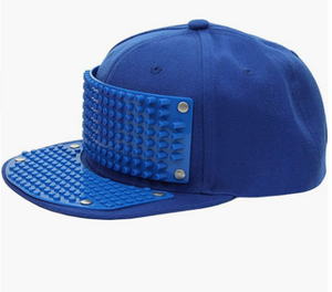 Blue Blocks Snapback Hat