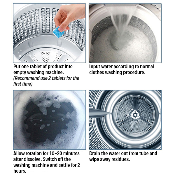 Washing Machine Deep Cleaner tablet