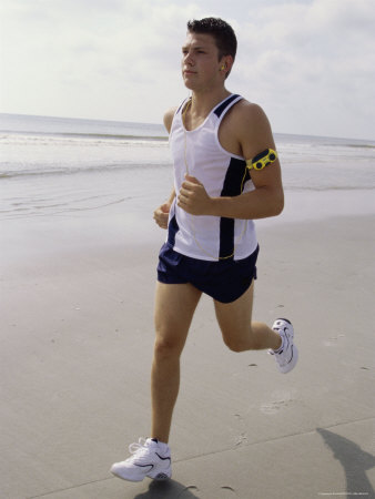 Man in Running shorts
