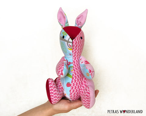 FREE Memory bunny sewing pattern and tutorial