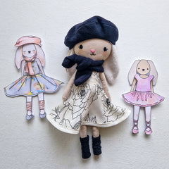 Remember the good old days when paper dolls were all the rage? For many of us, they were a staple of our childhoods - hours spent cutting out and dressing up dolls with our friends. Well, it's time to relive those memories with our Forest Dolls paper dolls!