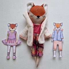 Remember the good old days when paper dolls were all the rage? For many of us, they were a staple of our childhoods - hours spent cutting out and dressing up dolls with our friends. Well, it's time to relive those memories with our Forest Dolls paper dolls!