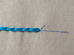 Chain Stitch |  How to embroider for beginners