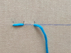 Back Stitch |  How to embroider for beginners