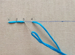 Chain Stitch |  How to embroider for beginners