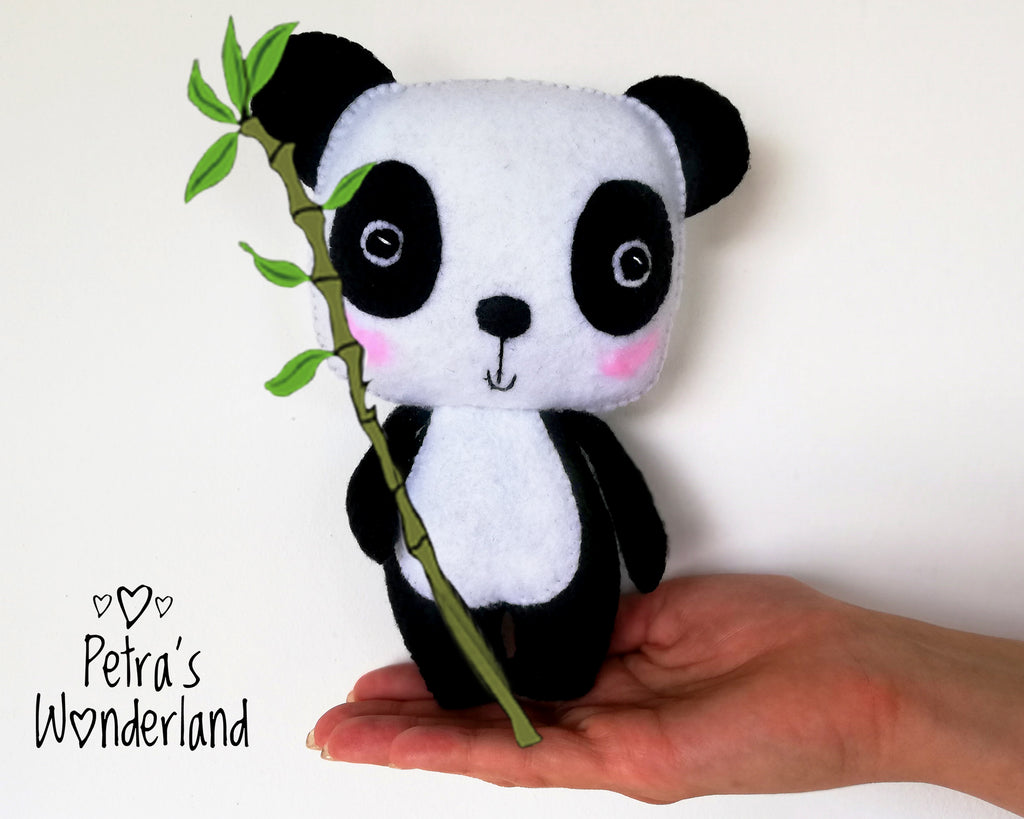 panda plush pattern