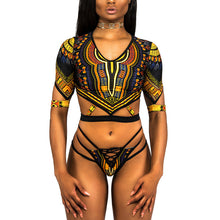 Load image into Gallery viewer, Boho Samba Afro-Brazilian Low-Waist Bikini
