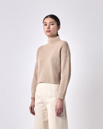 White Oasi Cashmere Turtleneck FW23 22932165