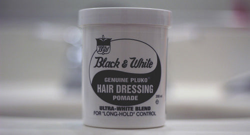 Black White Hair Dressing Pomade Review Genuine Pluko Pomade Pomade Com