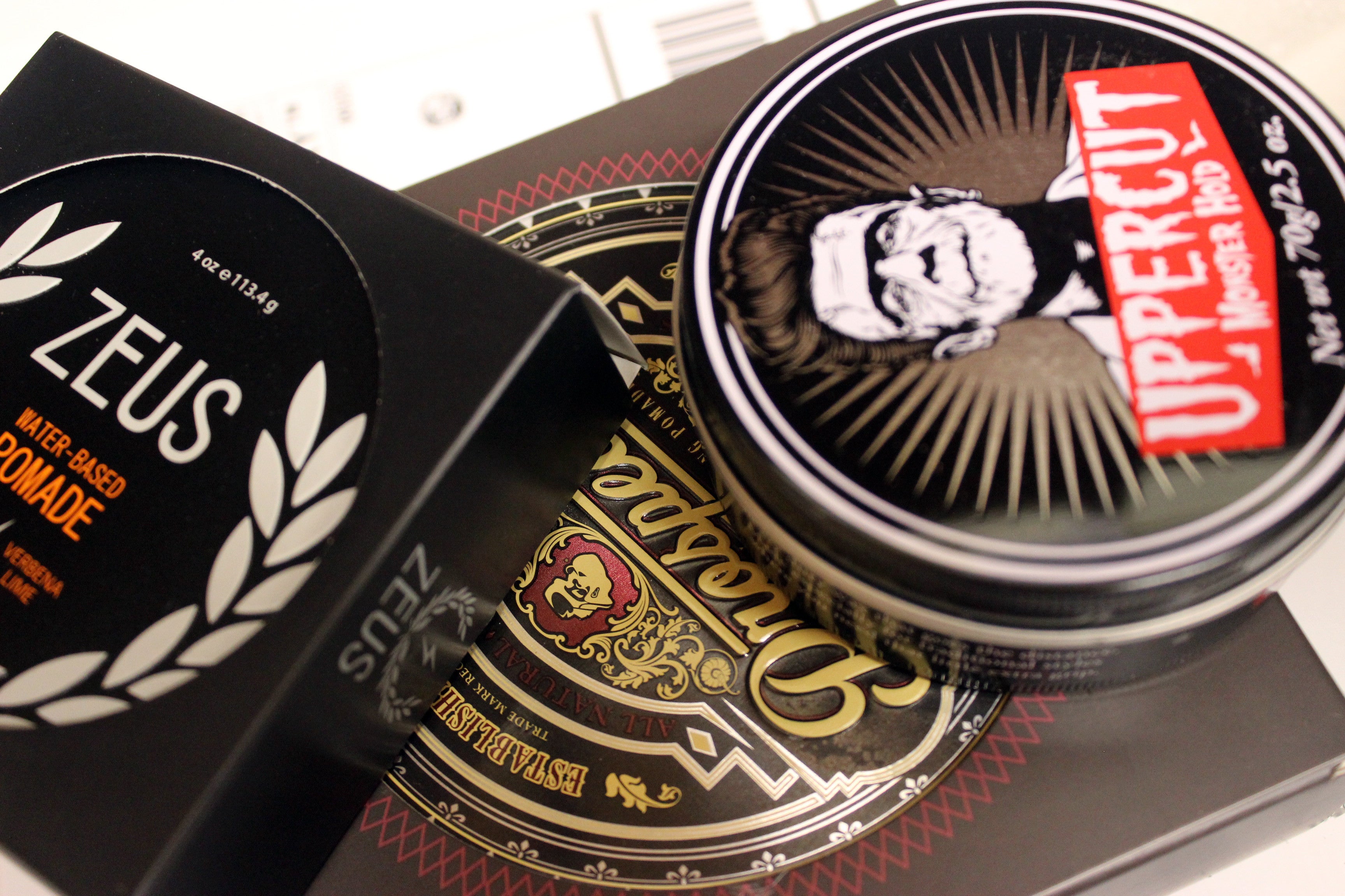 Different types of pomades