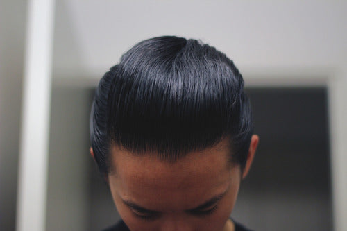 Pompadour Styled With Reuzel Water Soluble Pomade