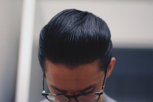 Pompadour With Uppercut Deluxe Pomade