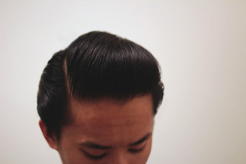 Sidepart Styled With Mr. Natty Pomade Wax