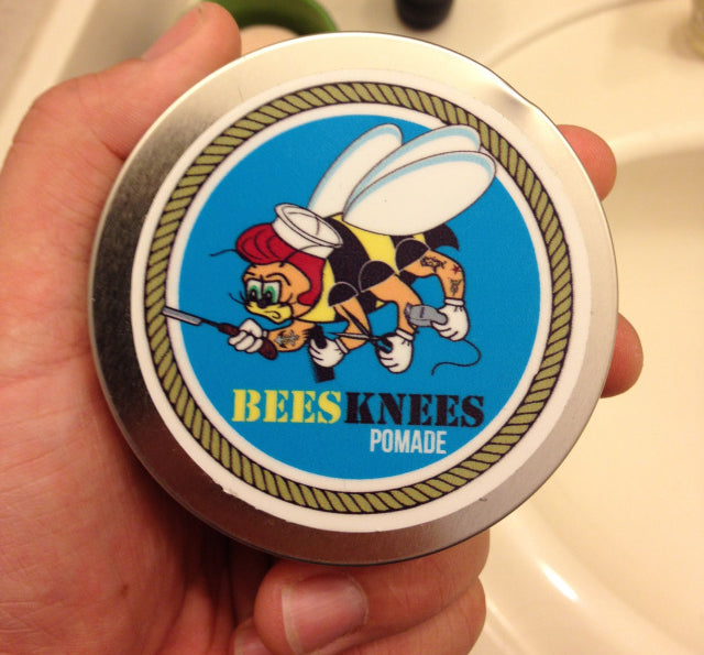 Bees Knees Pomade Original Top Label
