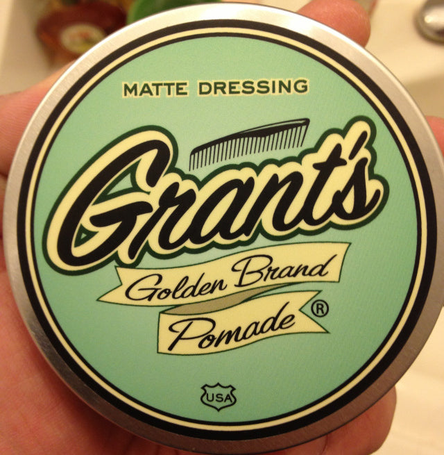 Grant's Golden Brand Matte Dressing top label