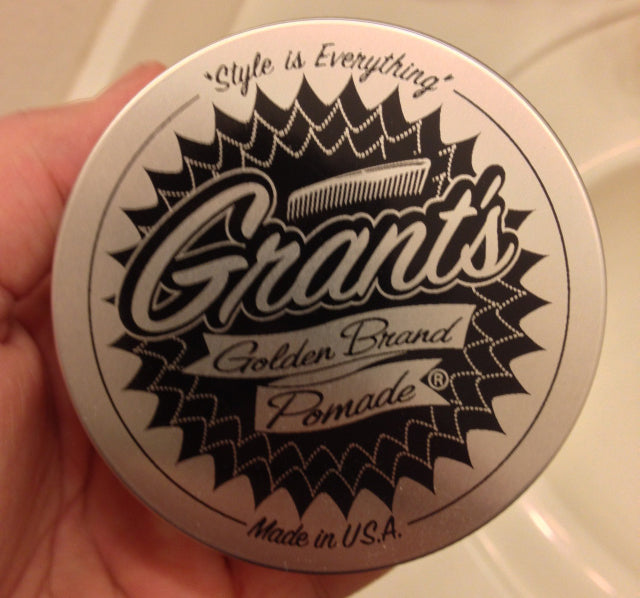 Grant's Golden Brand Pomade top label