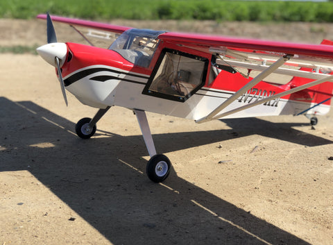 Kitfox Electric Airplane Kit (64 inches)- Colour: Red – VMAR Planes