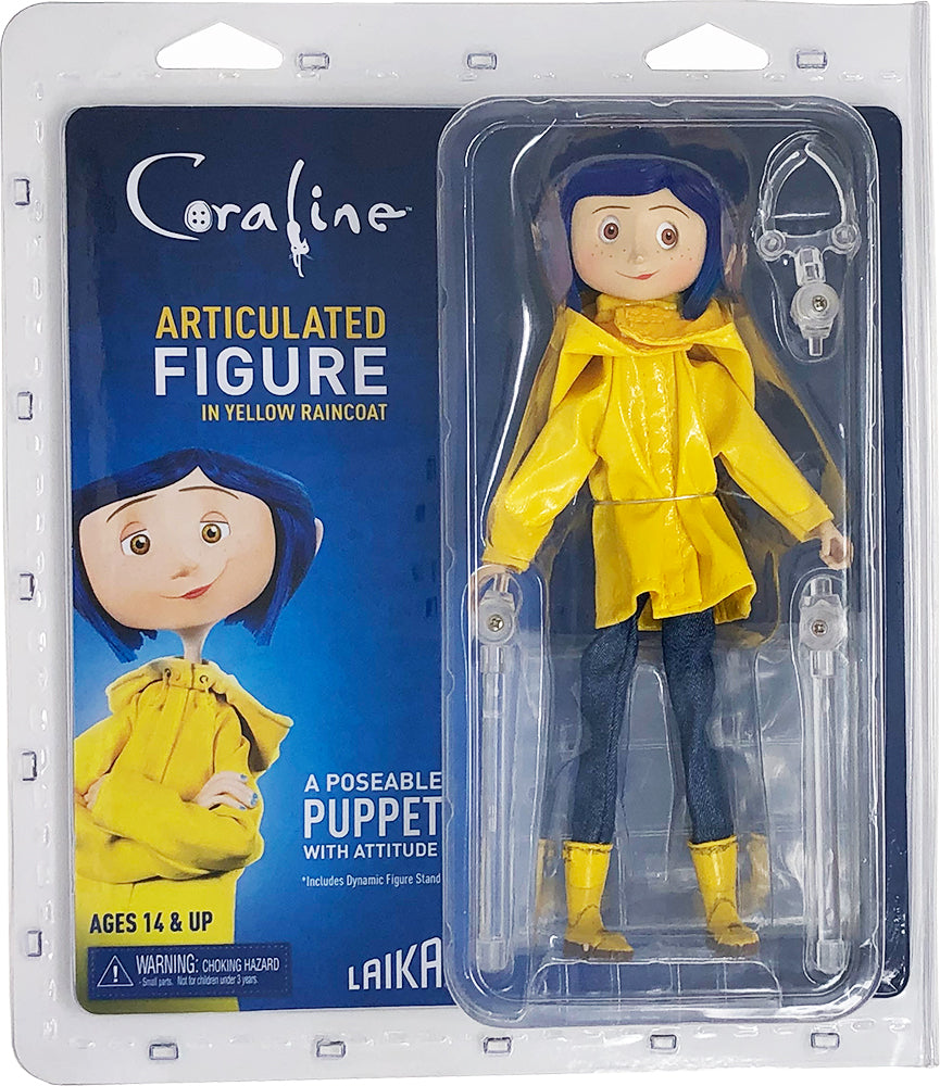 coraline yellow raincoat and boots