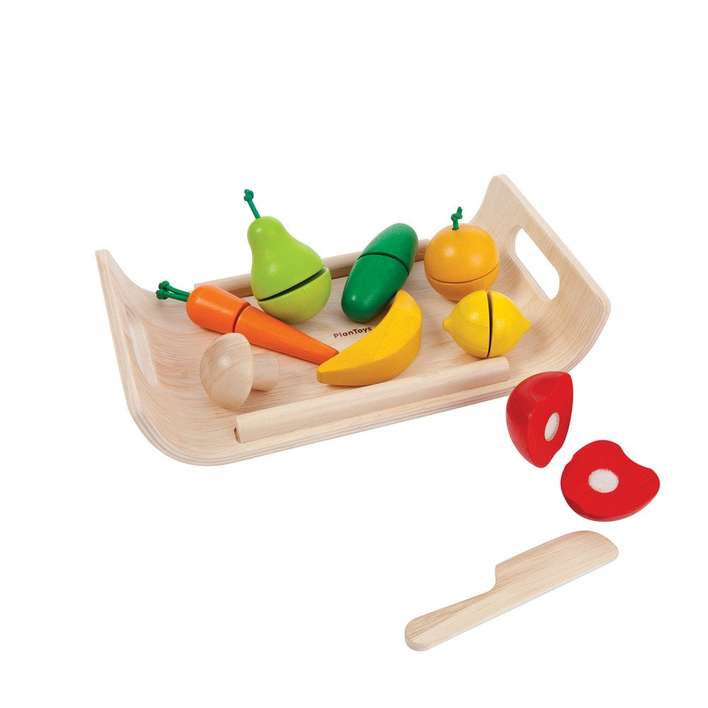 wooden fruit and vegetable toys