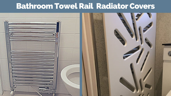 Towel Rail Radiator Cover Safety Panel protecting from burns in En-suit Cloaks Bathroom Heaters