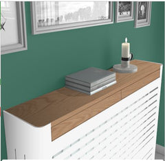 Modern Floating Radiator Heater Cover GEOMETRIC LINE Cabinet Box Design  with Top Shelf Ref RCGE242