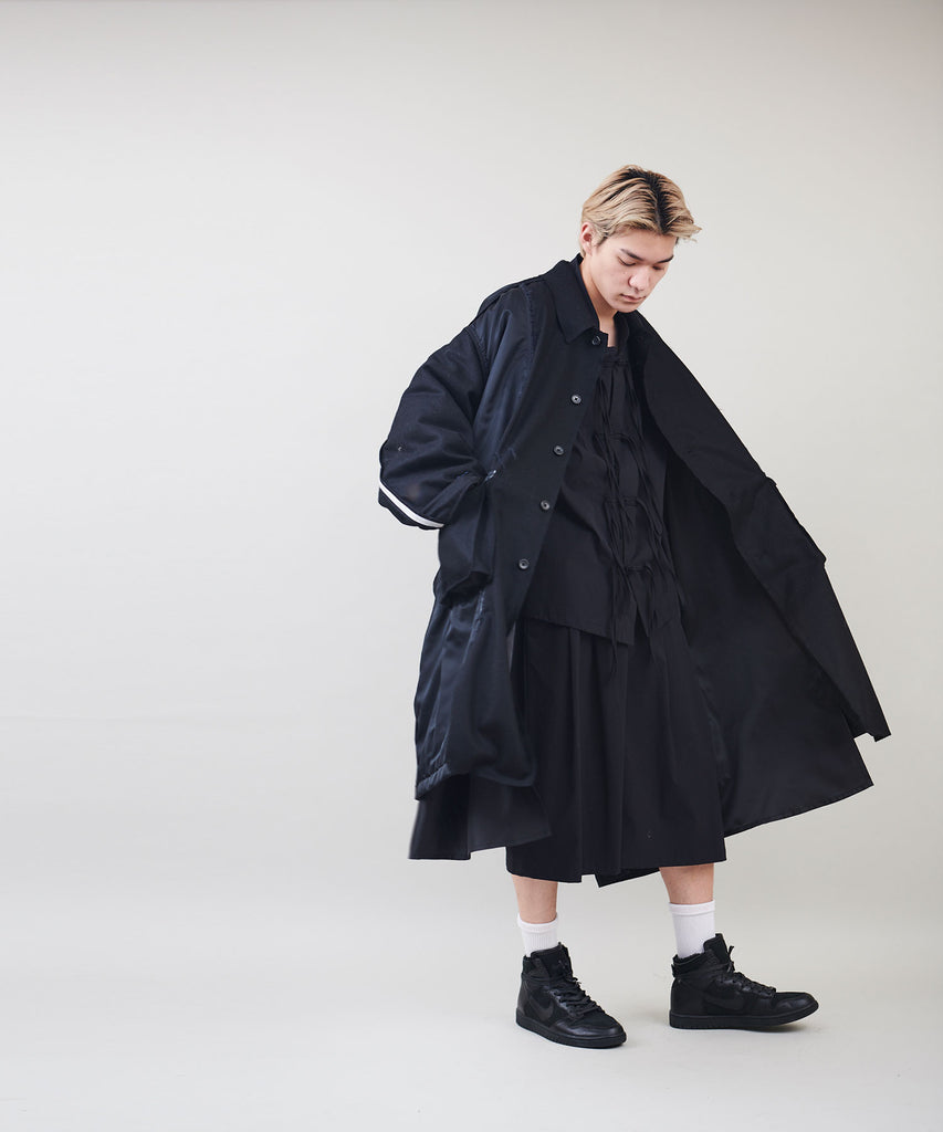 DISCOVERED ディスカバード LAYERED WOOL COAT レイヤードウールロング