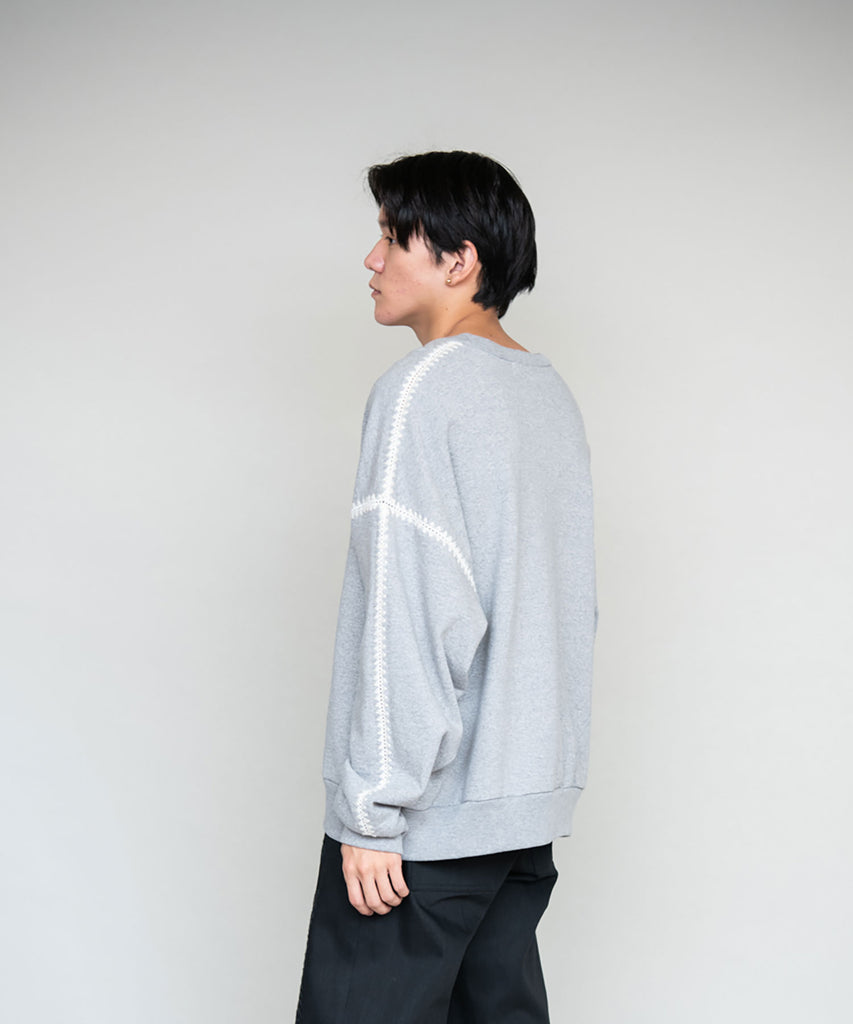 トップスDISCOVERED  SHELL STITCH SWEAT L スウェット