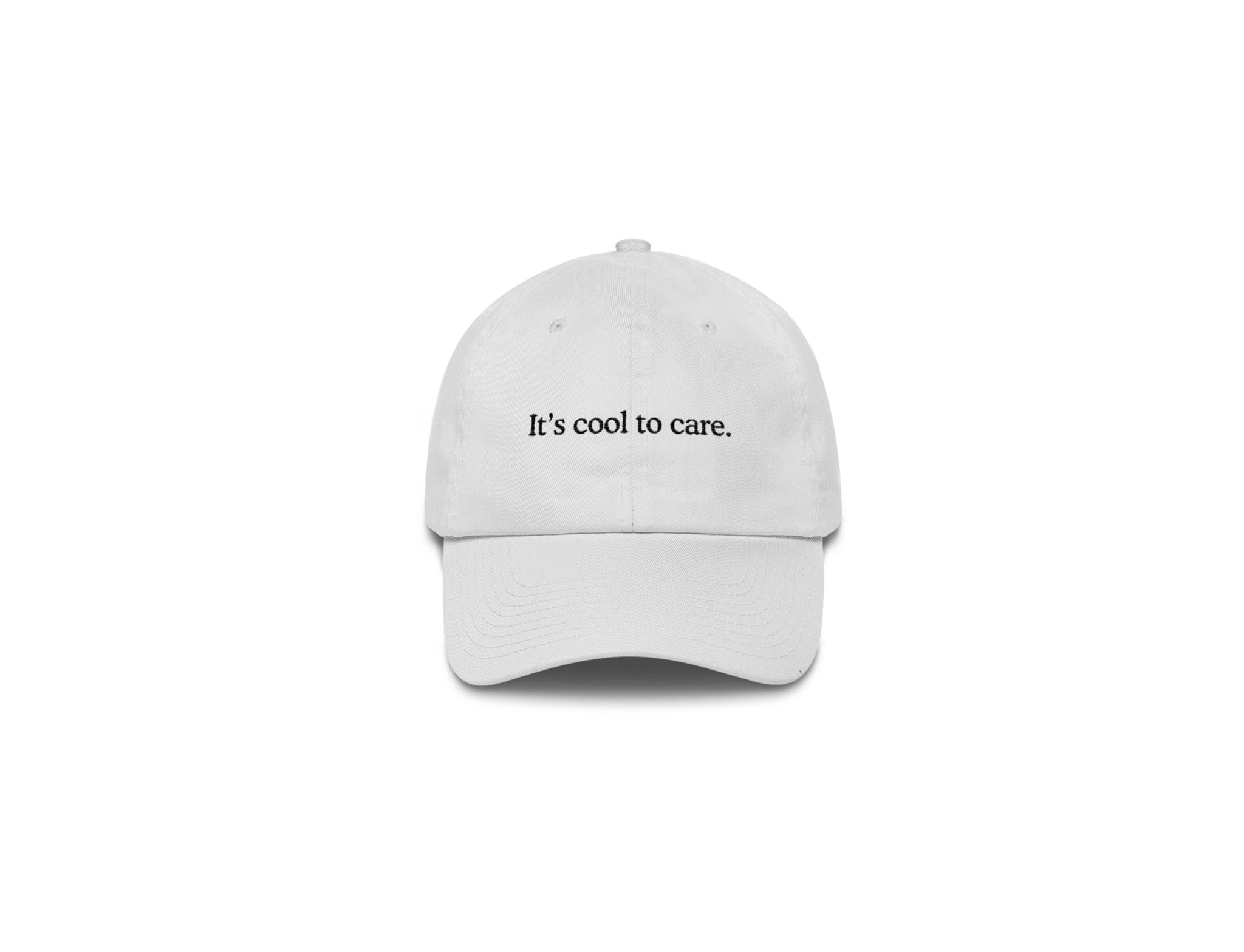 its cool to care trucker hat