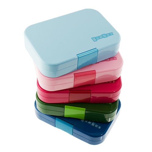 Yumbox Tapas Larger Size Leakproof Bento Lunch Box 4 Compartment (Antibes Blue - Zodiac)