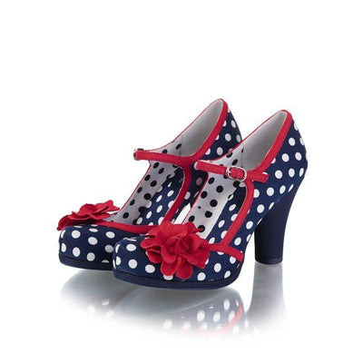 ruby shoo hannah navy