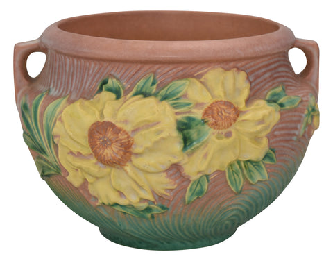 Roseville Pottery Peony Vase