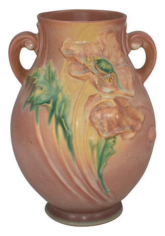 Roseville Pottery Poppy Vase