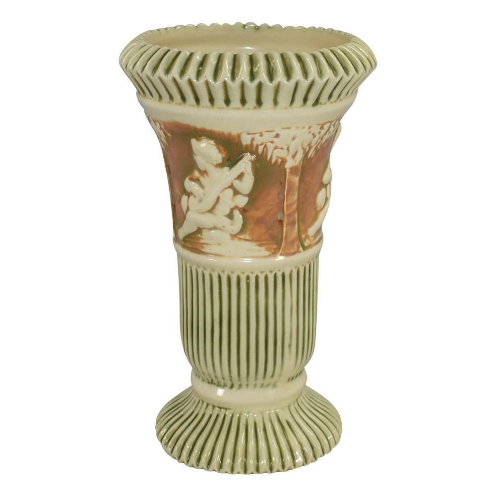 Roseville Pottery Donatello Vase 113-10 | Just Art Pottery