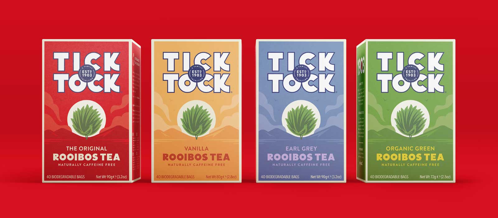 Tick Tock tea range - banner