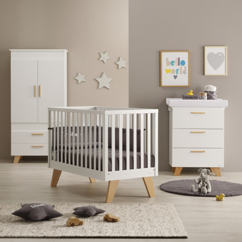 Baby cot with removable side Co-sleeping baby cot