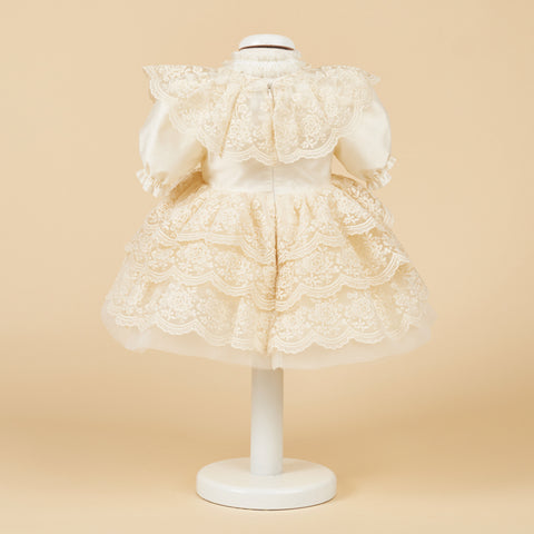 Aniela Lace Capucino Christening Dress AnneBebe