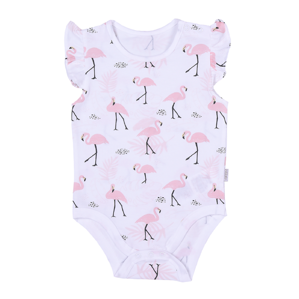 Baby body Organic Cotton White Flamingo S85891