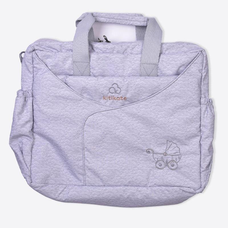 Maternity Bag Gray Organic Cotton KityKate S5119