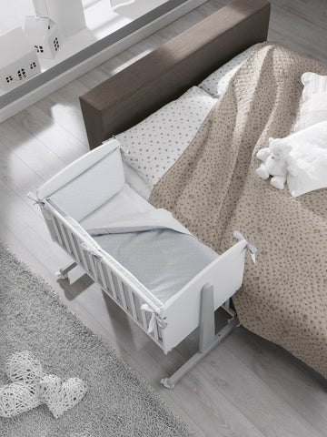 Compact Solutions The Ideal Furniture for Small Spaces Beech Wood Mini Baby Cot Cosleeper Collection Mini Changing Table & Organizer Erbesi Co-Sleeping Cots Attachable Co-Sleeper Cot Contact Dido Baby Cot Transformable 9 in 1 Glam Co-Sleeping Cot Ninna Baby Room Furniture