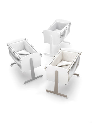 Compact Solutions The Ideal Furniture for Small Spaces Beech Wood Mini Baby Cot Cosleeper Collection Mini Changing Table & Organizer Erbesi Co-Sleeping Cots Attachable Co-Sleeper Cot Contact Dido Baby Cot Transformable 9 in 1 Glam Co-Sleeping Cot Ninna Baby Room Furniture