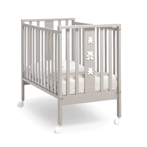 Patut Bebelusi Cosleeper Mini Molly cu Saltea si Set Pat inclus, Tortora, Erbesi